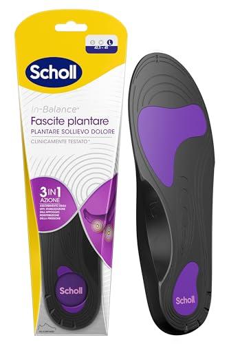 Scholl In-Balance Plantare Sollievo Dolore Fascite Plantare, Taglia L (42.5-45)