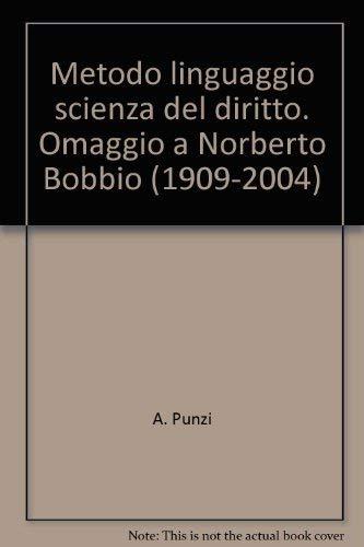 Metodo linguaggio scienza del diritto.