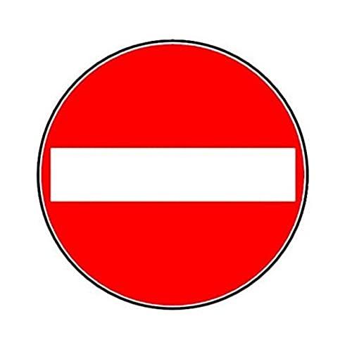 Divieto di Accesso - Segnale Stradale Disco in Ferro Omologato Ø60cm