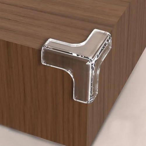 Fhlbestyu Set di 30 Paraspigoli Autoadesivi Trasparenti per Mobili