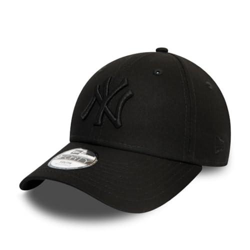 New Era York Yankees 9FORTY Cappellino Regolabile Bambino League Essential Nero/Nero