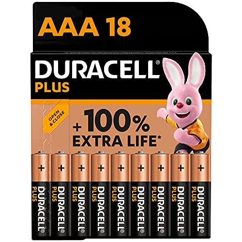 Duracell Plus AAA - Pacco da 18 Pile Alcaline