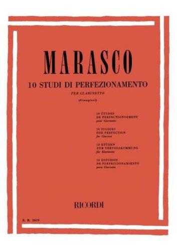 MARASCO - Estudios de Perfeccionamiento (10) para Clarinete (Giampieri)