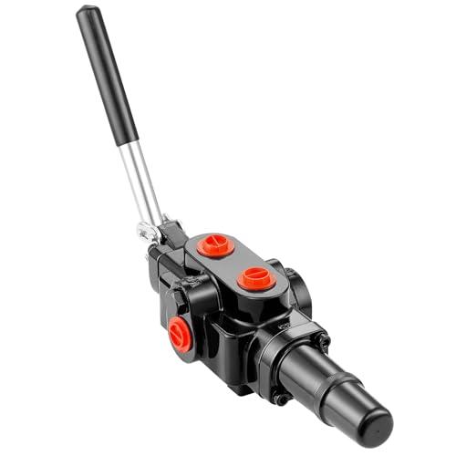 VEVOR Valvola Spaccalegna Idraulica 300 x 235 x 102 mm Valvola di Controllo Direzionale Idraulica da 95 L/min Valvola di Caricamento Idraulica 3626PSI per Piccoli Trattori, Caricatori, Spaccalegna