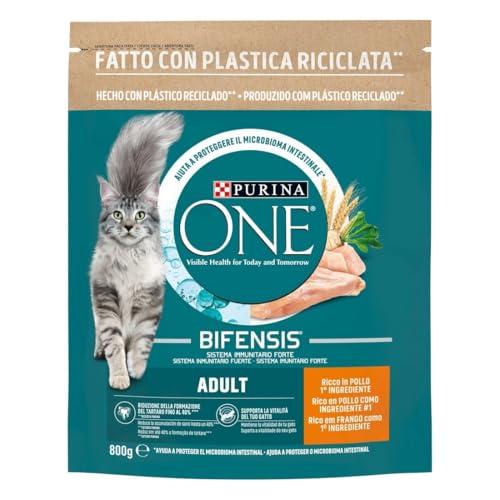 PURINA ONE Adult - Pollo & Cereali Integrali - Bifensis, 800gr