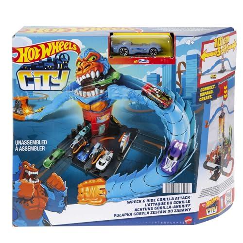 Hot Wheels City - Gorilla Attacco Distruttivo Playset
