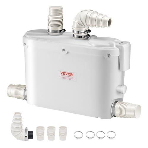 VEVOR Pompa Maceratrice per WC Fognario 500W, 110 LPM