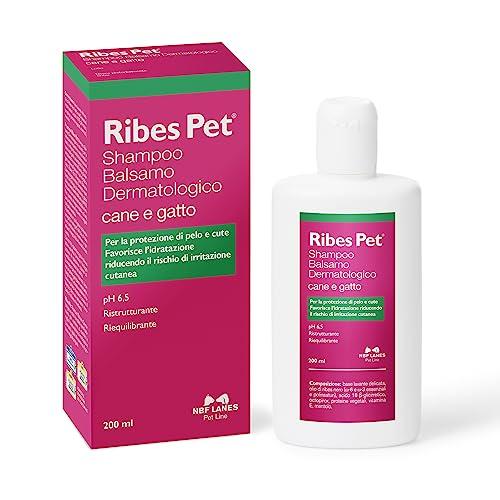 NBF Lanes Ribes Pet Shampoo Balsamo Dermatologico Cane e Gatto 200 ml