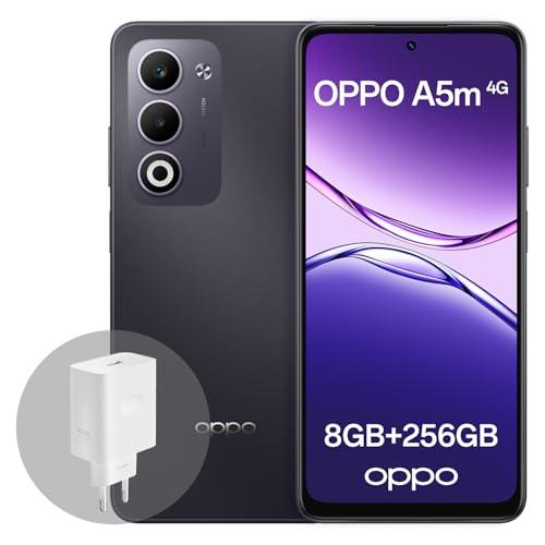 OPPO A5m 4G (8GB+256GB) Midnight Purple - Smartphone con Fotocamera AI 50MP e Ricarica SUPERVOOC 45W