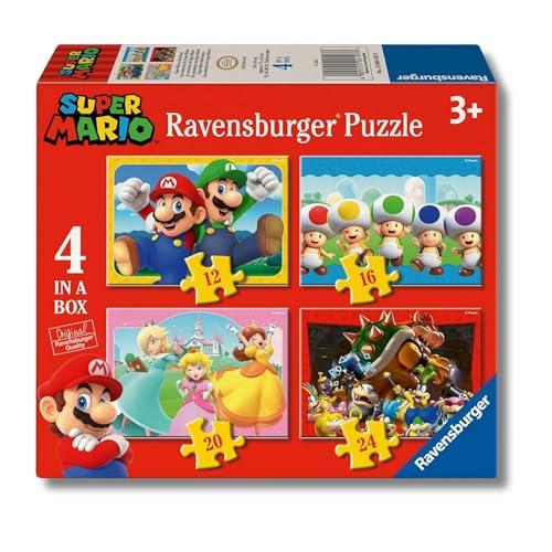 Ravensburger - Puzzles Super Mario 4 Pack
