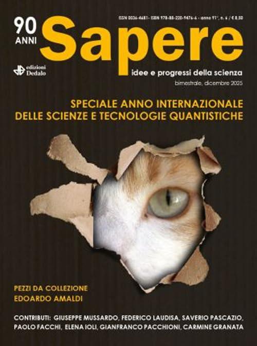 Sapere. Idee e progressi della scienza (2025) Vol. 6