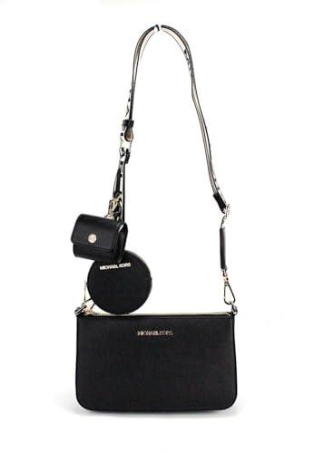 Michael Kors Jet Set - Borsa a Tracolla in Pelle Saffiano con Custodia, 35R3GM9M1L