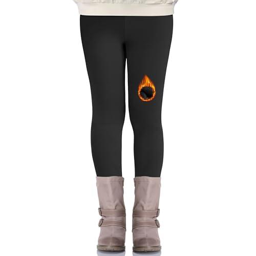 Nlieanuc Leggings Invernali Bambina Felpati ed Elastici