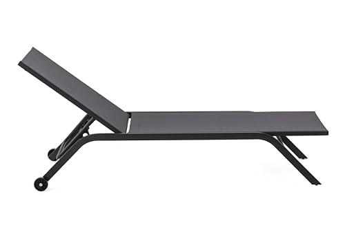 Lettino Prendisole Cora Antracite Garden Friend