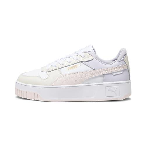 PUMA Women Carina Street Scarpe da ginnastica, White Frosty Pink Alpine Snow, 37 EU