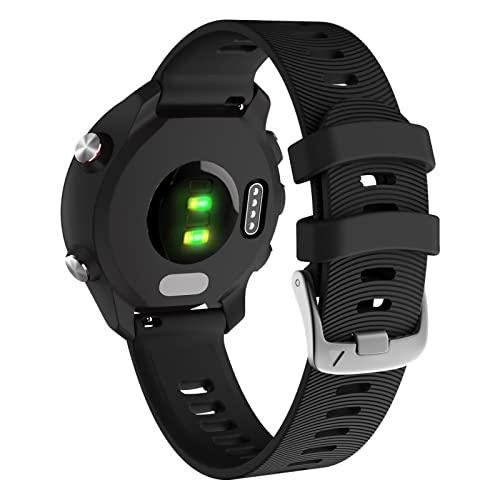 Cinturino di Ricambio in Silicone per Garmin Forerunner 245/645 Music, Vivoactive 3 Music, Venu, Venu Sq - 20mm