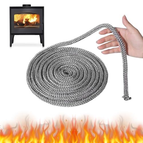 Guarnizione Stufa a Pellet 8 mm x 2.5 m in Fibra di Vetro