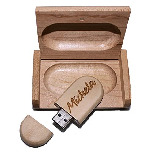 Chiavetta USB in Legno 16GB - Regalo Originale