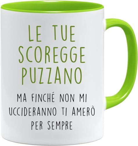Tazza San Valentino 'Le tue scoregge puzzano' - Idea Regalo Divertente per Coppie