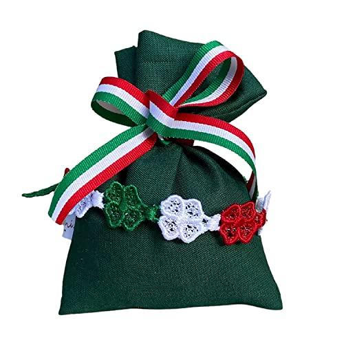 Braccialetto Tricolore Italiano Fatto a Mano