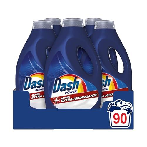 Dash Power Azione Extra Igienizzante Detersivo Liquido Lavatrice, 90 Lavaggi