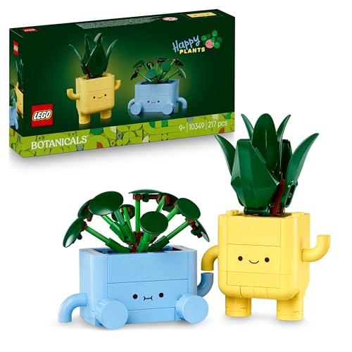 LEGO Botanicals Piantine Felici - Kit di Arti e Mestieri con Piante Artificiali e Vasi Colorati
