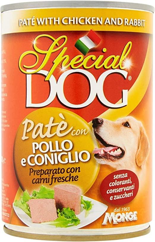 Monge Special Dog Paté Carne Pollo/Coniglio - 12x400g