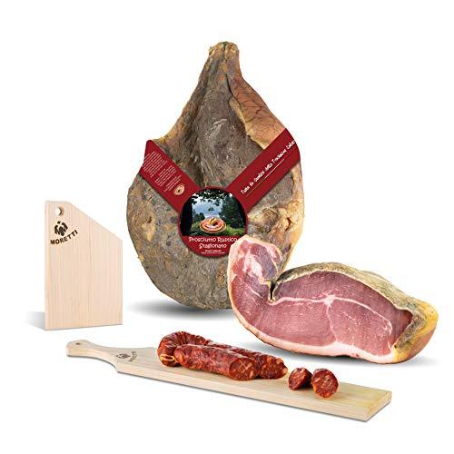Moretti® Prosciutto Crudo Intero - 6 kg Circa - Stagionato Naturalmente