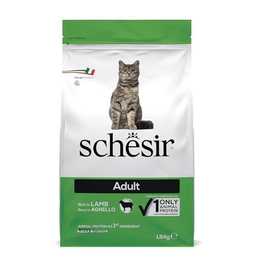 Schesir Adult Maintenance Agnello - Crocchette per Gatti Adulti