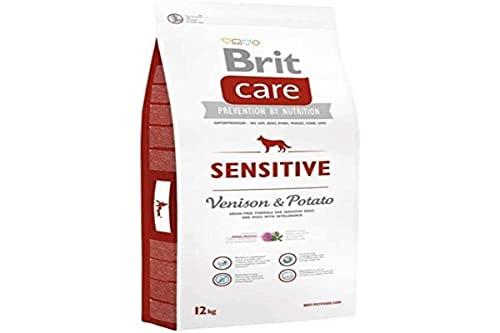 Brit Care Sensitive con Cervo e Patate - Ipoallergenico e Grain Free - confezione da 12 kg