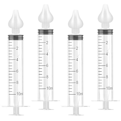Diboniur Siringa per Lavaggi Nasali Bambini - Kit Completo con 4 Olive Nasali