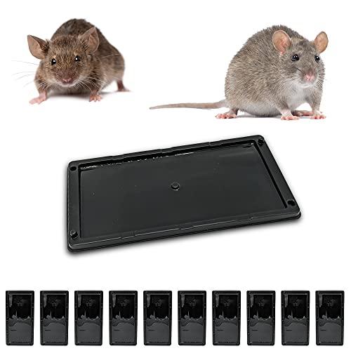 Repulseo® Trappola Adesiva per Topi e Ratti, Grandi Trappole con Colla Professionali