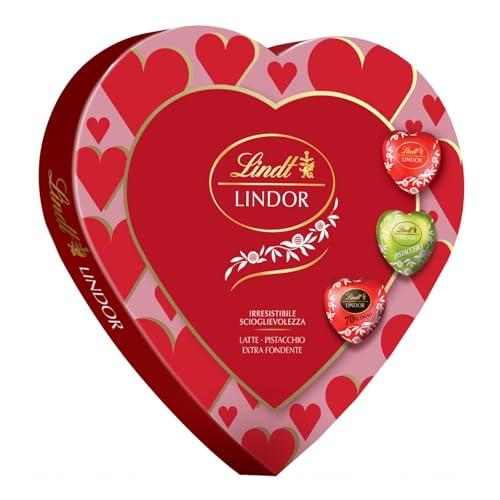 Lindt Lindor Cuori Assortiti - Scatola Regalo San Valentino 178g