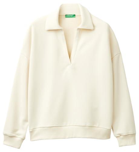 United Colors of Benetton Maglia G/C 3U0SD108T Tuta, Sabbia 3C9, M Donna