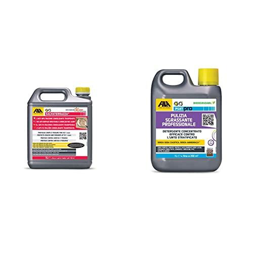 FILA Kit Protezione e Pulizia Terrazzi: SALVATERRAZZA 5L e PS87 PRO