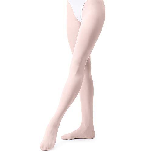 Collant da Ballo Balletto Tanzdunsje Rosa XS per Bambina/Donna