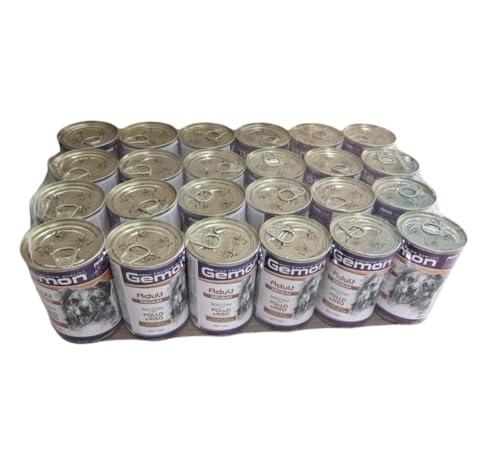 Gemon Cane Medium Adult Bocconi con Pollo e Riso - 24 x 415g