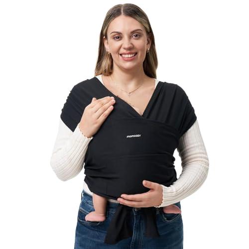 Momcozy Fascia Porta Bebè Easy Wrap - Nero