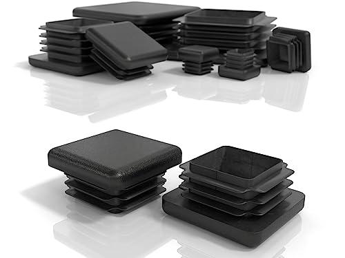 PD® Tappi a Lamelle 30x30 mm per Tubo Quadrato - Set da 4 Pezzi