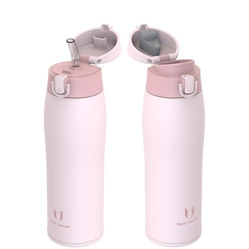 Super Sparrow Borraccia Termica 750ml con 2 Coperchi