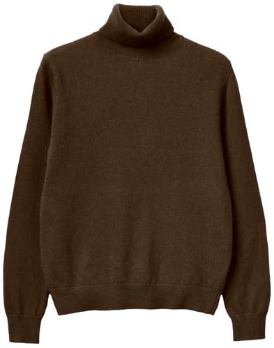 United Colors of Benetton Maglia Ciclista M/L 1002d2348 - Maglione Donna Marrone