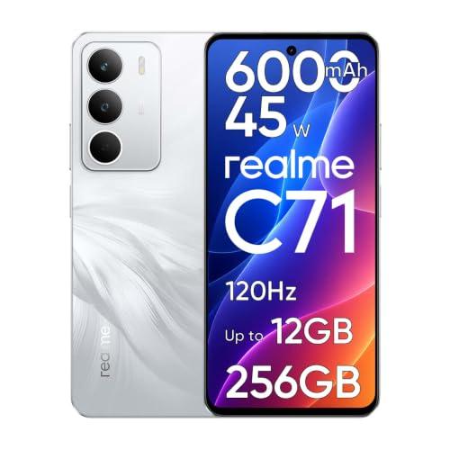 realme C71 Smartphone 256GB con Batteria 6000mAh e Ricarica 45W, Bianco