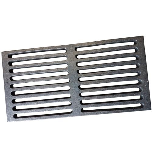 Griglia in Ghisa per Camino e Stufa a Legna e Pellet Misure 29,5 x 15 cm per Caduta Cenere e Aereazione