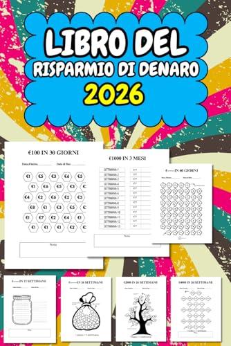 Libro del Risparmio di Denaro: Sfide di Risparmio da 100€ a 20.000€