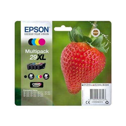 Cartucce Epson Claria Home 29XL Serie Fragole - Multipack 4 Colori