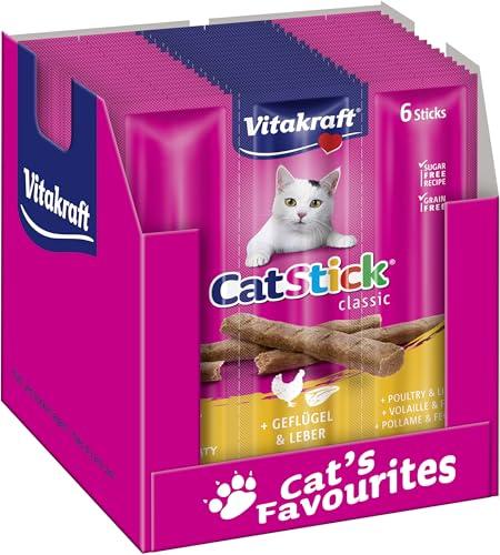 Vitakraft Cat-Stick Pollame e Fegato - Snack per Gatti