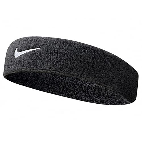 Nike 9381/3 Swoosh Headbands, Stirnband Unisex, Black, One Size