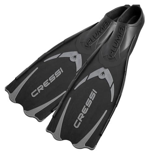 Cressi Pluma Pinne Nero/Argento Taglia 45/46 (10/11)