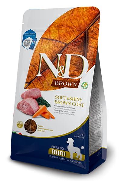 Farmina N&D Brown Mini Agnello, Spirulina e Carota 5kg