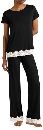 United Colors of Benetton T-Shirt Pigiama Donna Nera